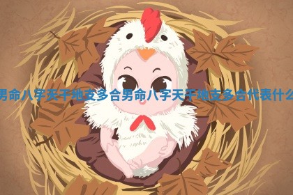 男 📗 命八 🥪 字天干地支多合 男命八字天干地支多合代表什么